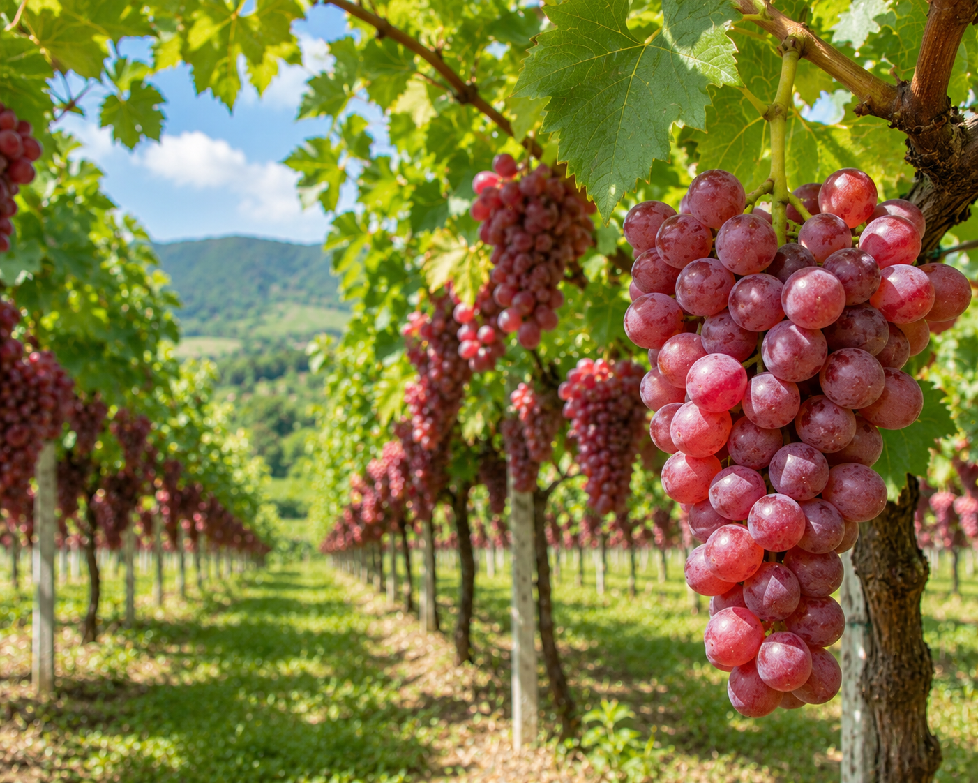 Imported Red Globe Grapes Supplier in India